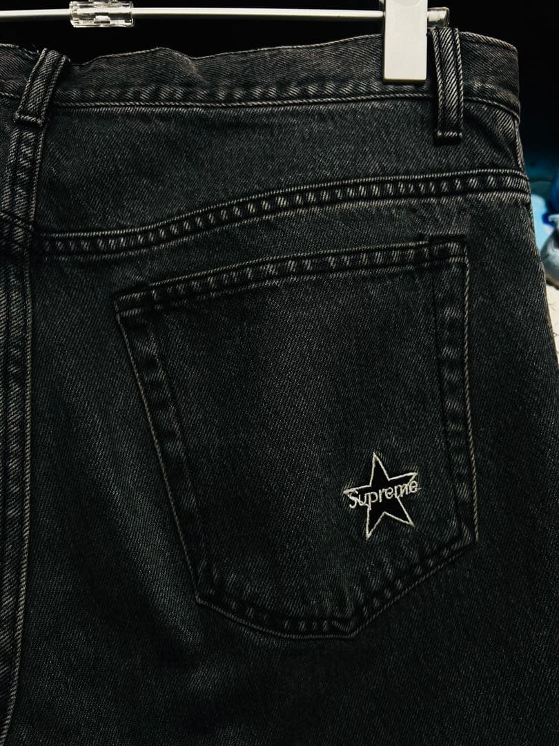 supreme Regular jeans サイズ30 BLACK