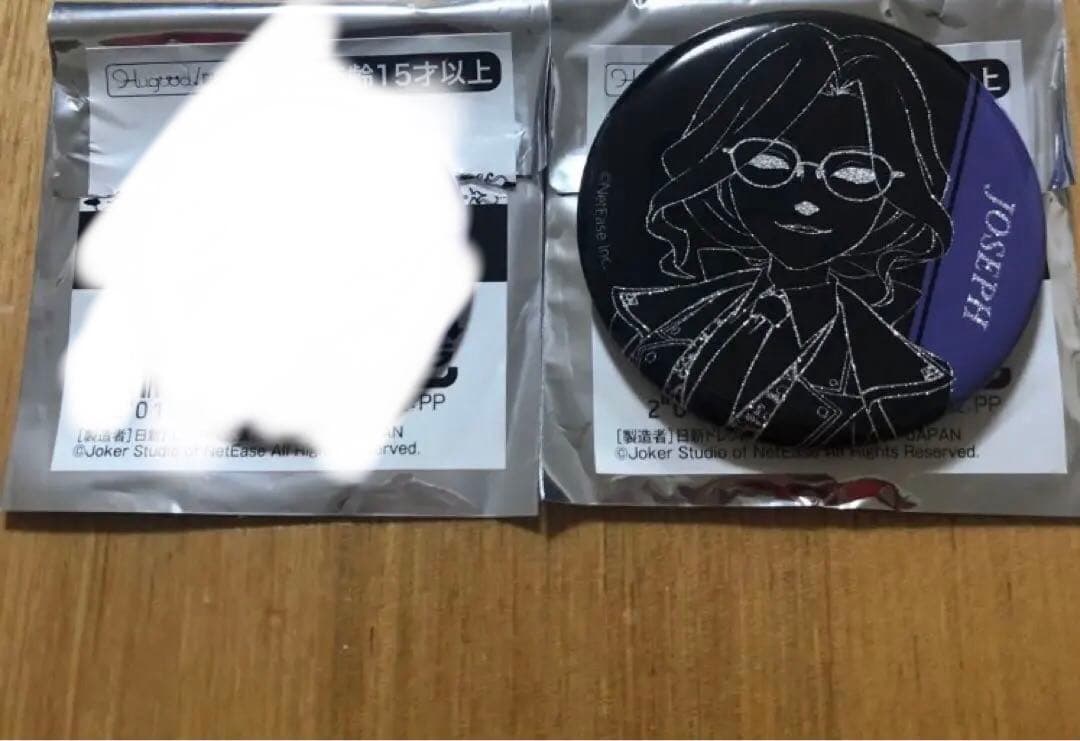 ナンジャタウン 第五人格 IdentityⅤ 写真家 ジョゼフ キラキラ缶バッジ