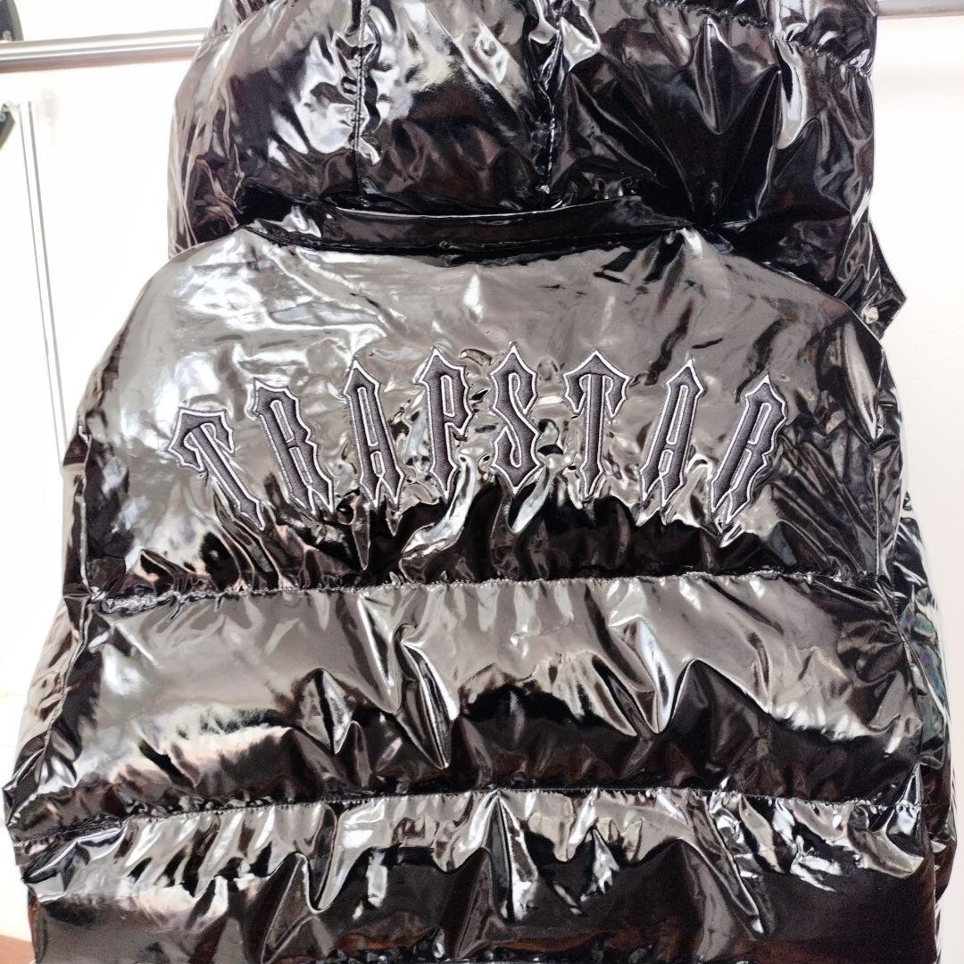 TRAPSTAR ブラックダウンジャケット S