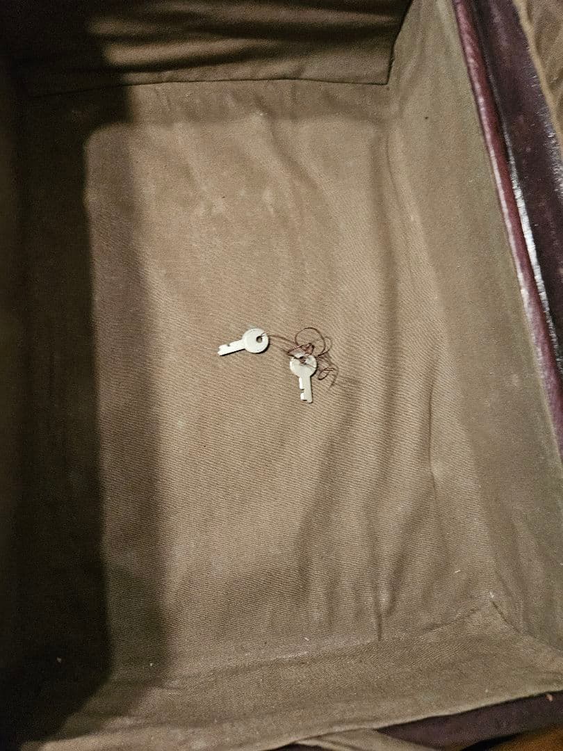 ノリさま専用　トランク　スーツケース　ミニ　ティスプレイ　レザー　昭和レトロ