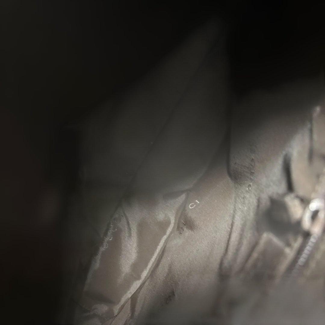 GUCCI 濃茶　バックスキン　バンブーバッグ