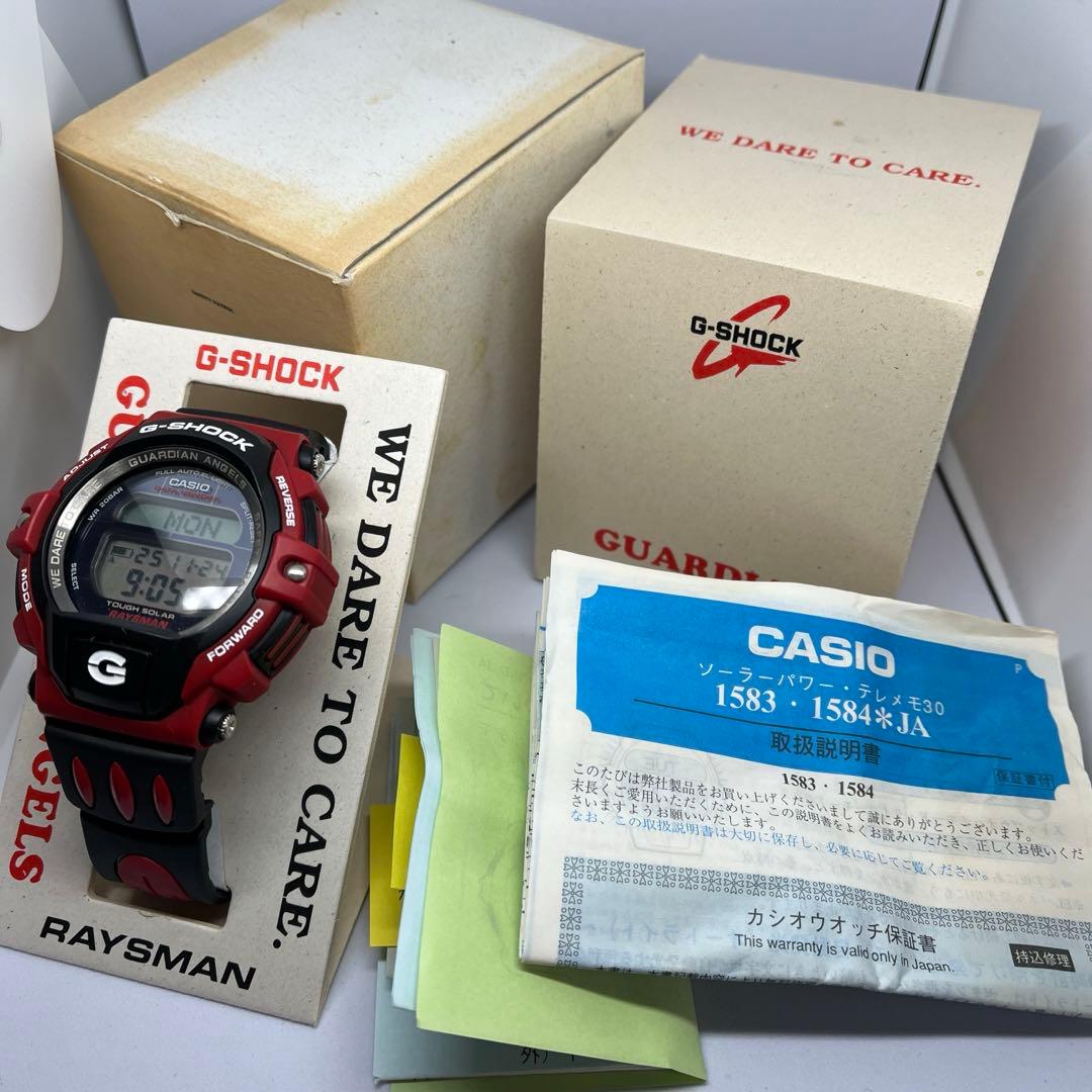 未使用美品 カシオ G-SHOCK レイズマン ガーディアンエンジェルス 箱取説