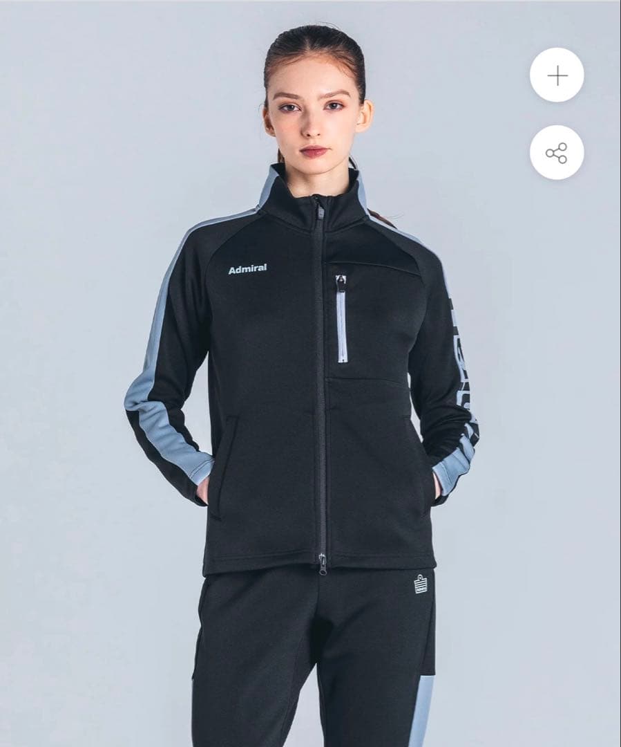 アドミラル　サイドラインロゴハイネックジャケット　パンツセット テニス　ゴルフ