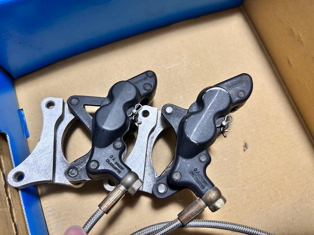 Shimano XT M755油圧ブレーキセット　初期モデル