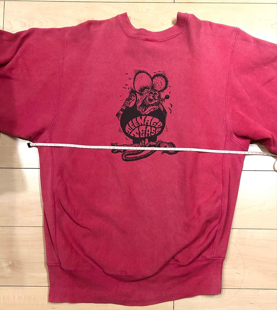 チャンピオン リバースウィーブ USA製 ラットフィンク スウェット