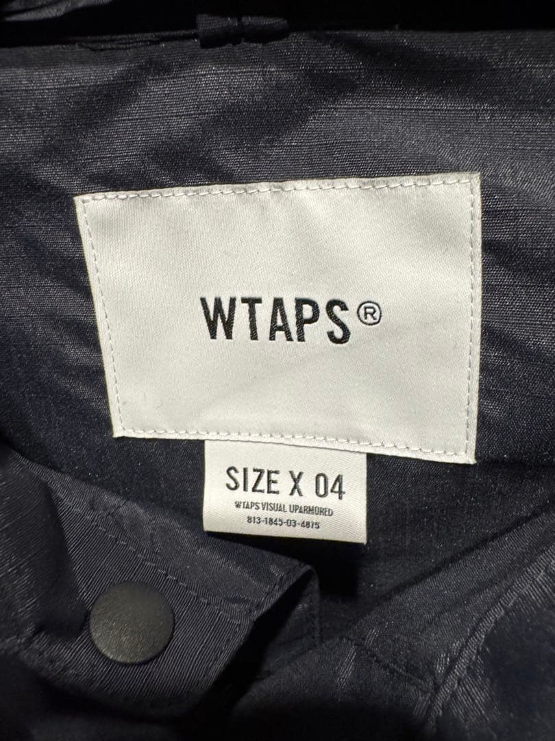 WTAPS ダークグレー ナイロンシャツ サイズ X 04