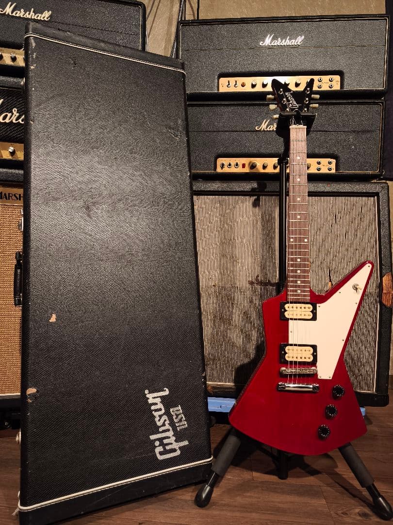 Gibson Explorer エクスプローラー スプリットヘッド レイズドロゴ