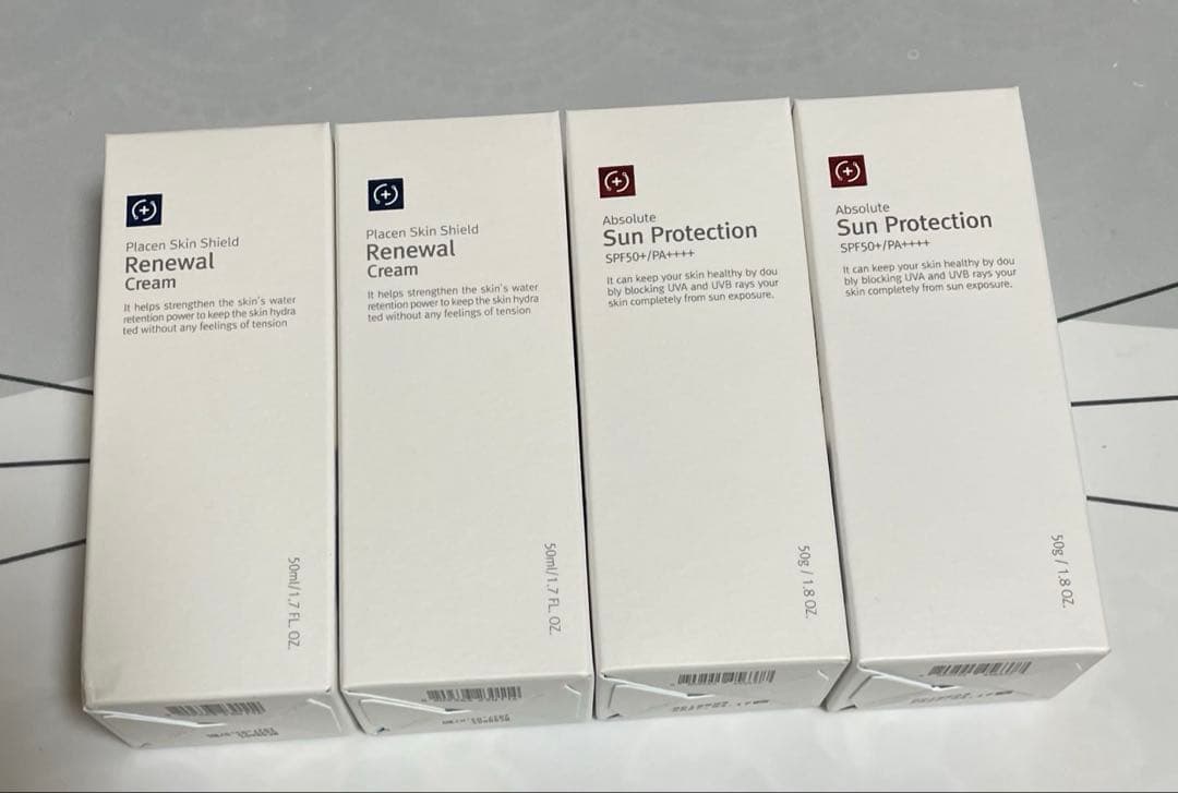 ルネセル　サンプロテクション　リニューアルクリーム　各2本セット