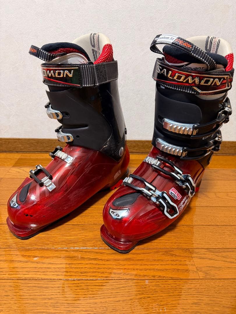 スキーブーツ SALOMON RS100 ENERGYZER 28cm RED