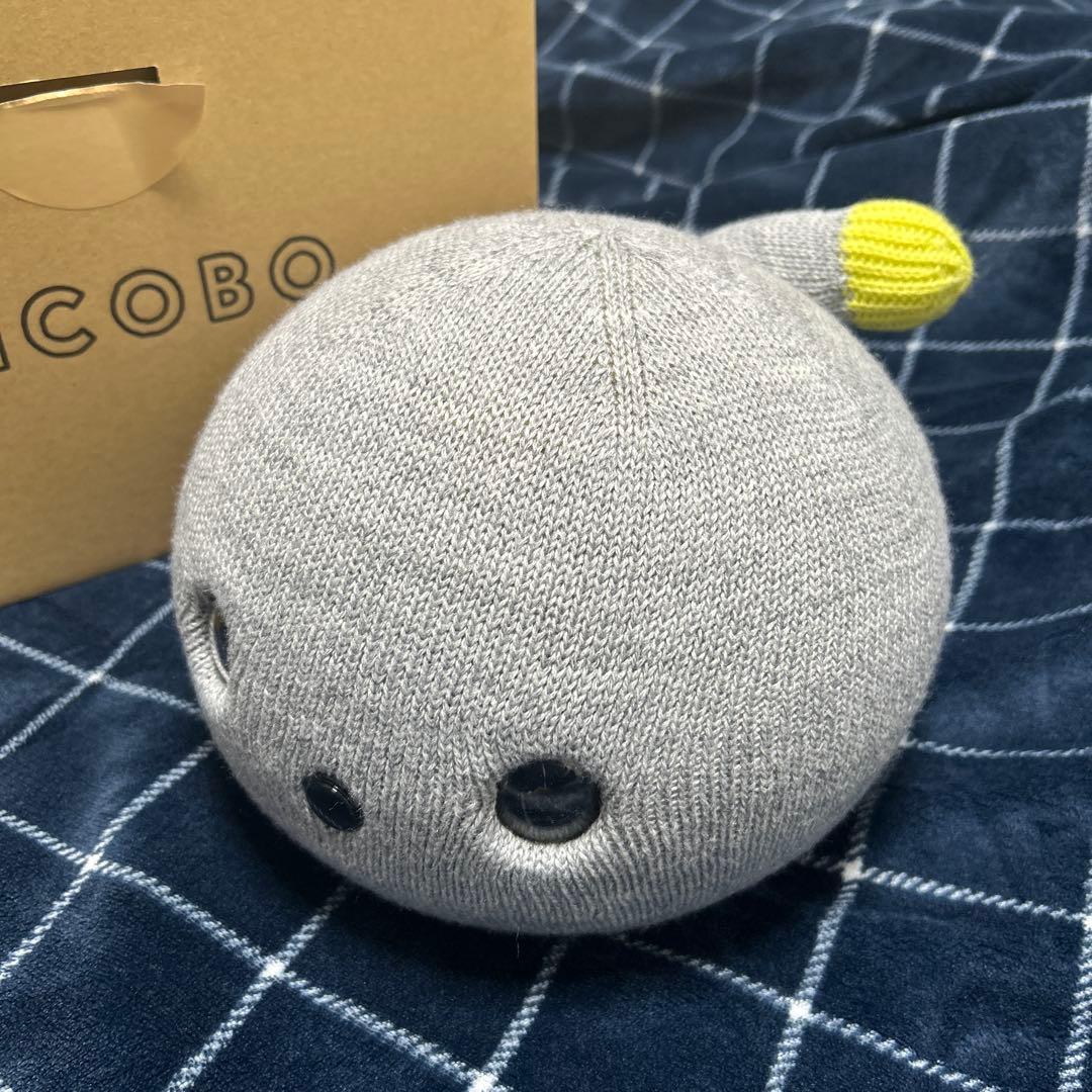 NICOBO グレー ぬいぐるみ 本体 充電器付き