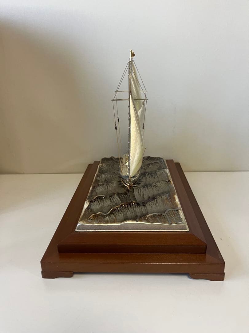 関工芸　銀製 ヨット 帆船 置物 STERLING 960