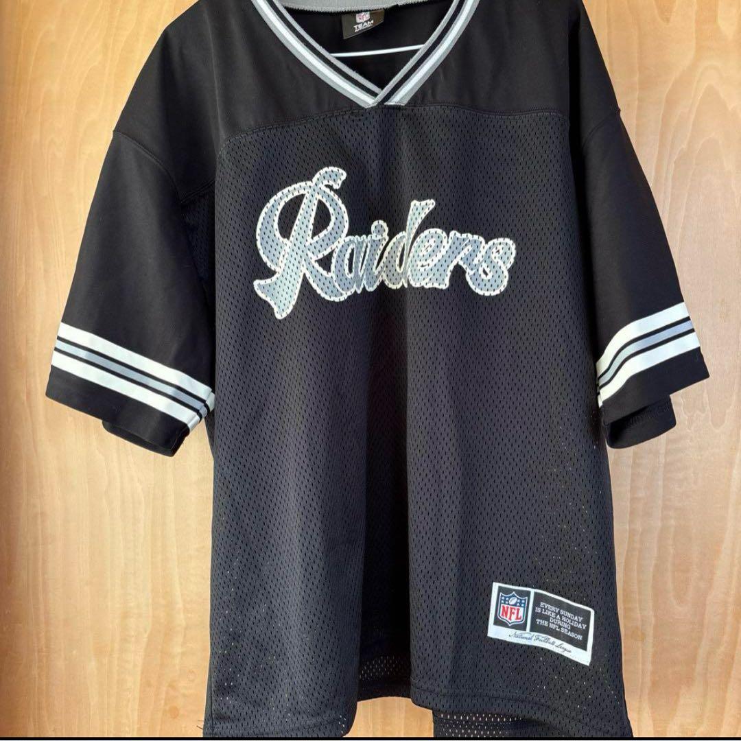 (激レア) NFL レイダースラスベガス メッシュゲームシャツ