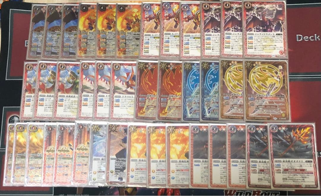 バトスピ 烈火　デッキ　40枚+おまけ