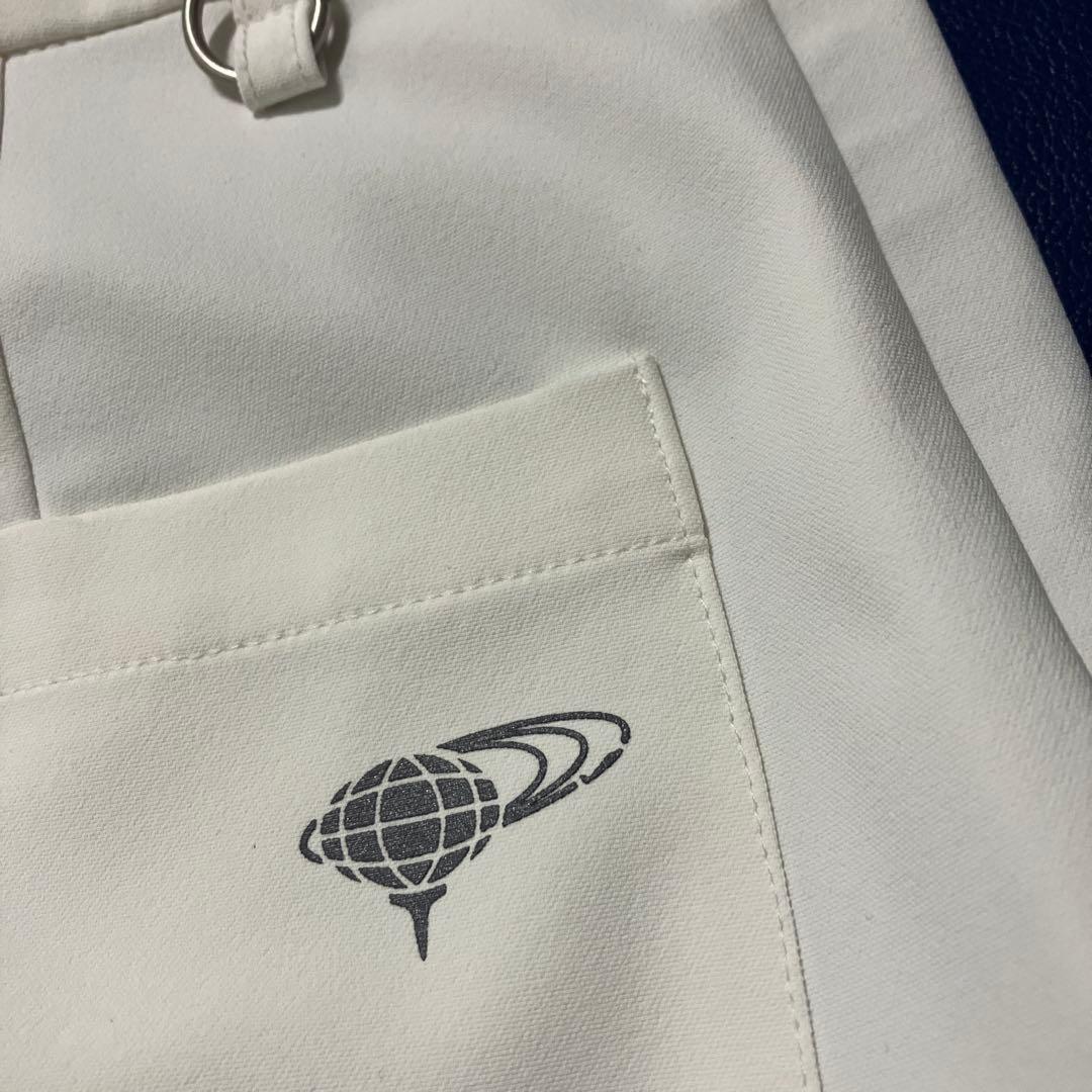 2025年　BEAMS GOLF UVカット　接触冷感　撥水　パンツ　白　S