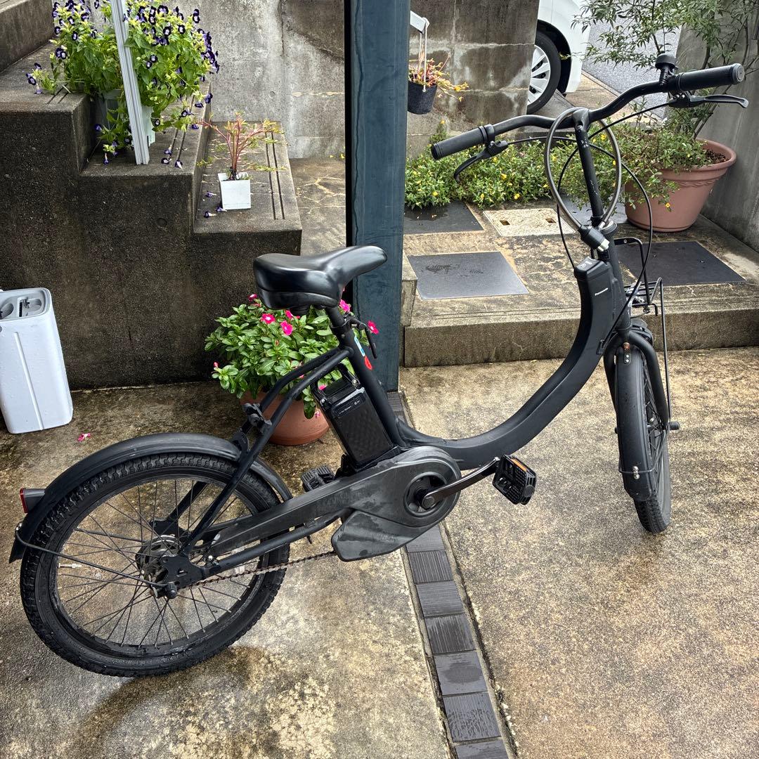 電動アシスト自転車 シティタイプ 黒