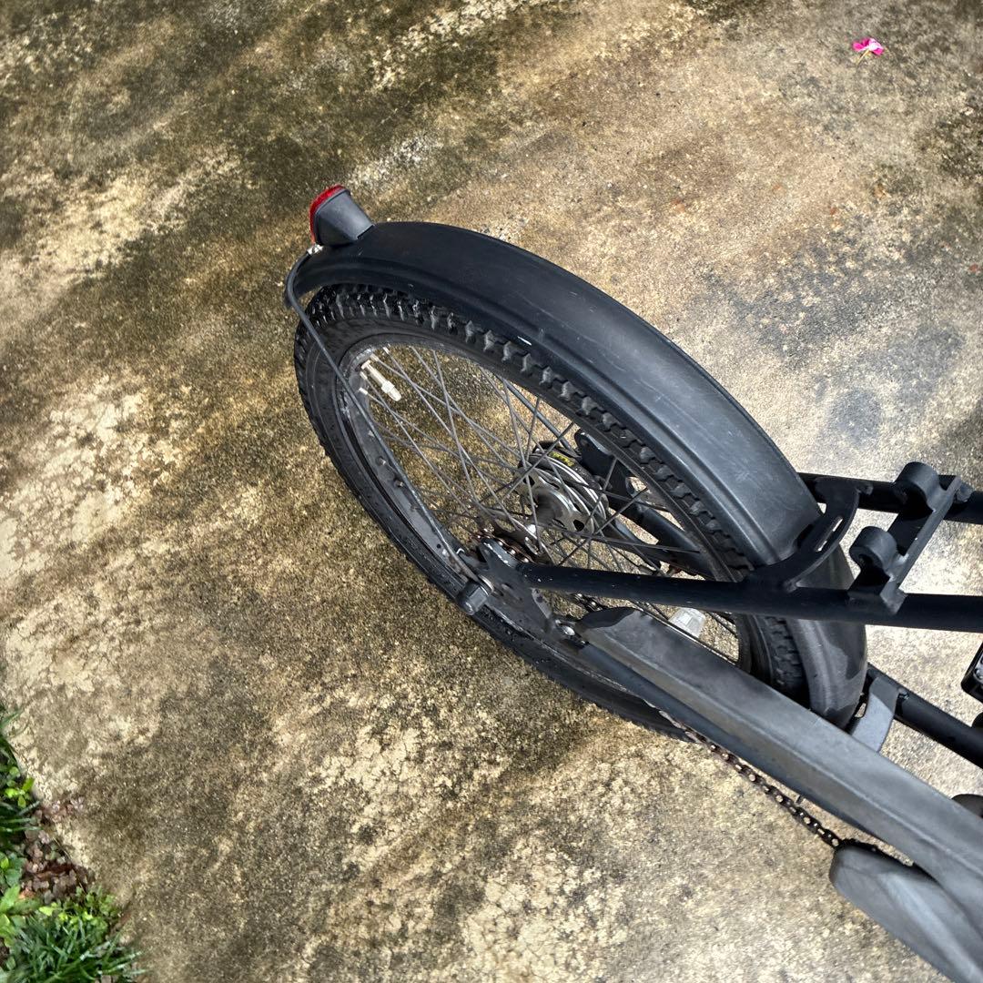 電動アシスト自転車 シティタイプ 黒