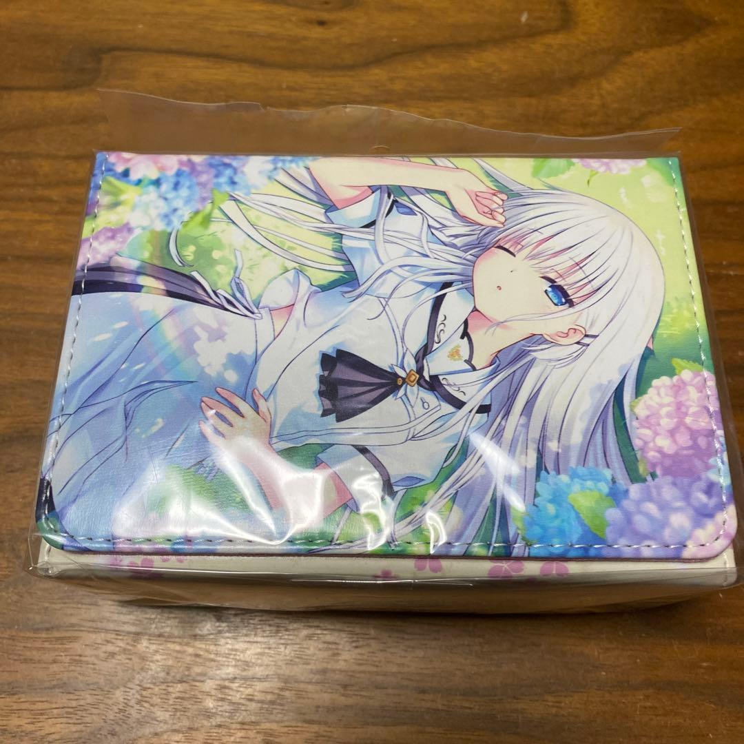 合皮製デッキケースW summer pockets 鳴瀬しろは