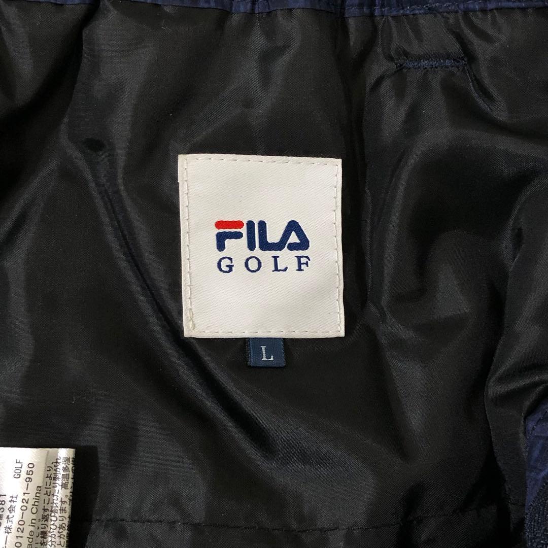【59】FILA GOLF ゴルフウェア 中綿 ジャケット パンツ 上下セットＬ