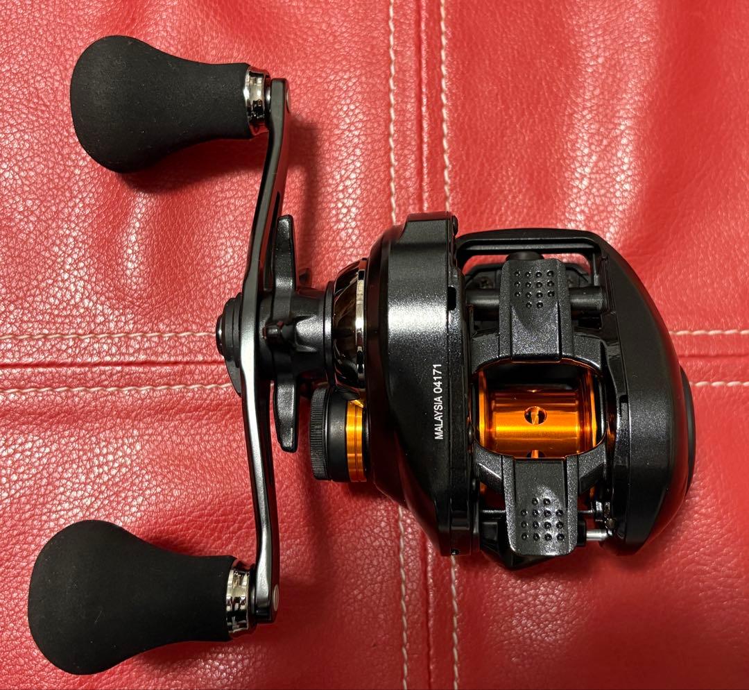 シマノ カウンター付　バルケッタFカスタム 150DH 箱付 パワーハンドル付き