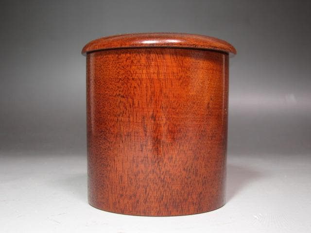 ★駒沢利斎　鵜飼　金輪寺　棗　表千家　十三代　即中斎の花押★x404