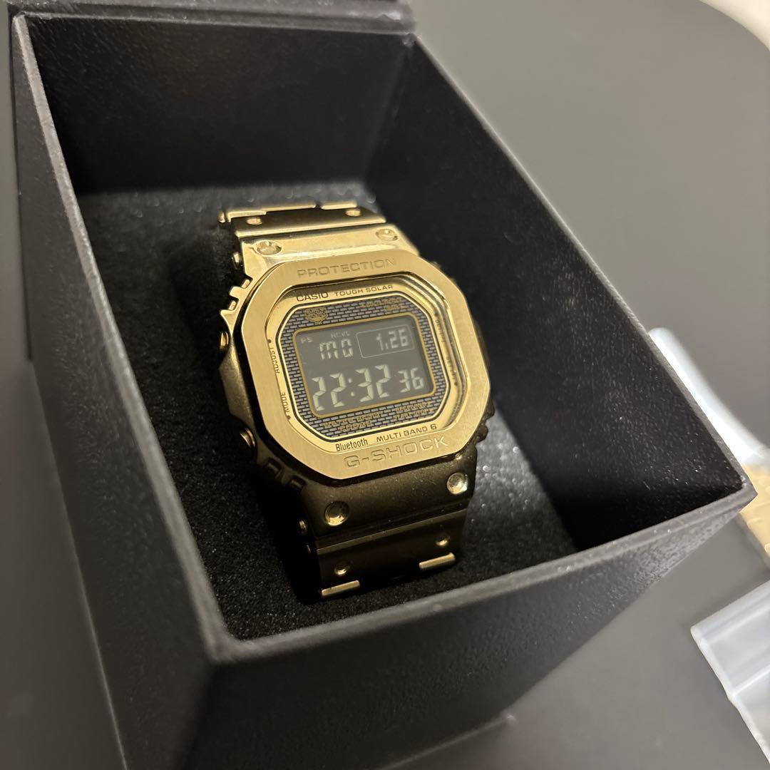ジーショックBluetooth搭載 フルメタル 電波ソーラー GMW-B5000