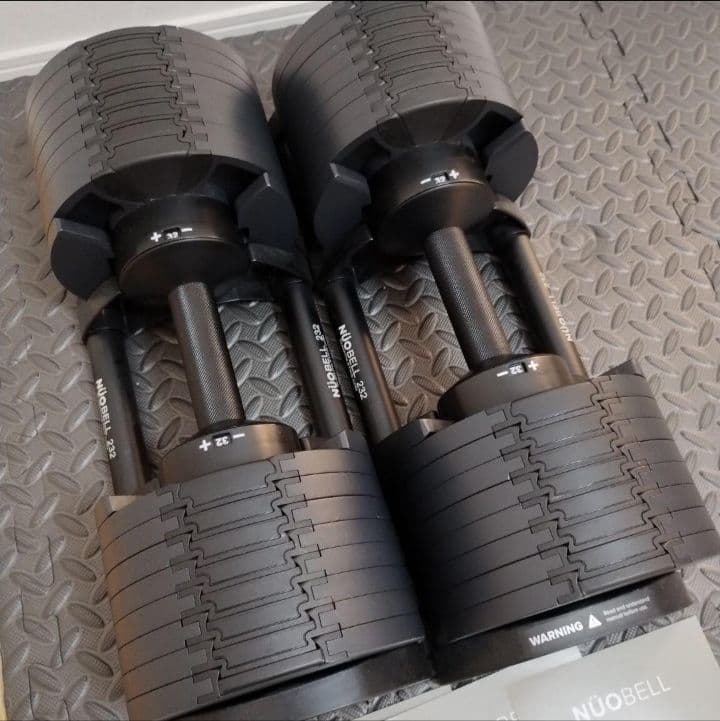 最終値下げ！引き取り限定！NUOBELL フレックスベル 可変式ダンベルセット