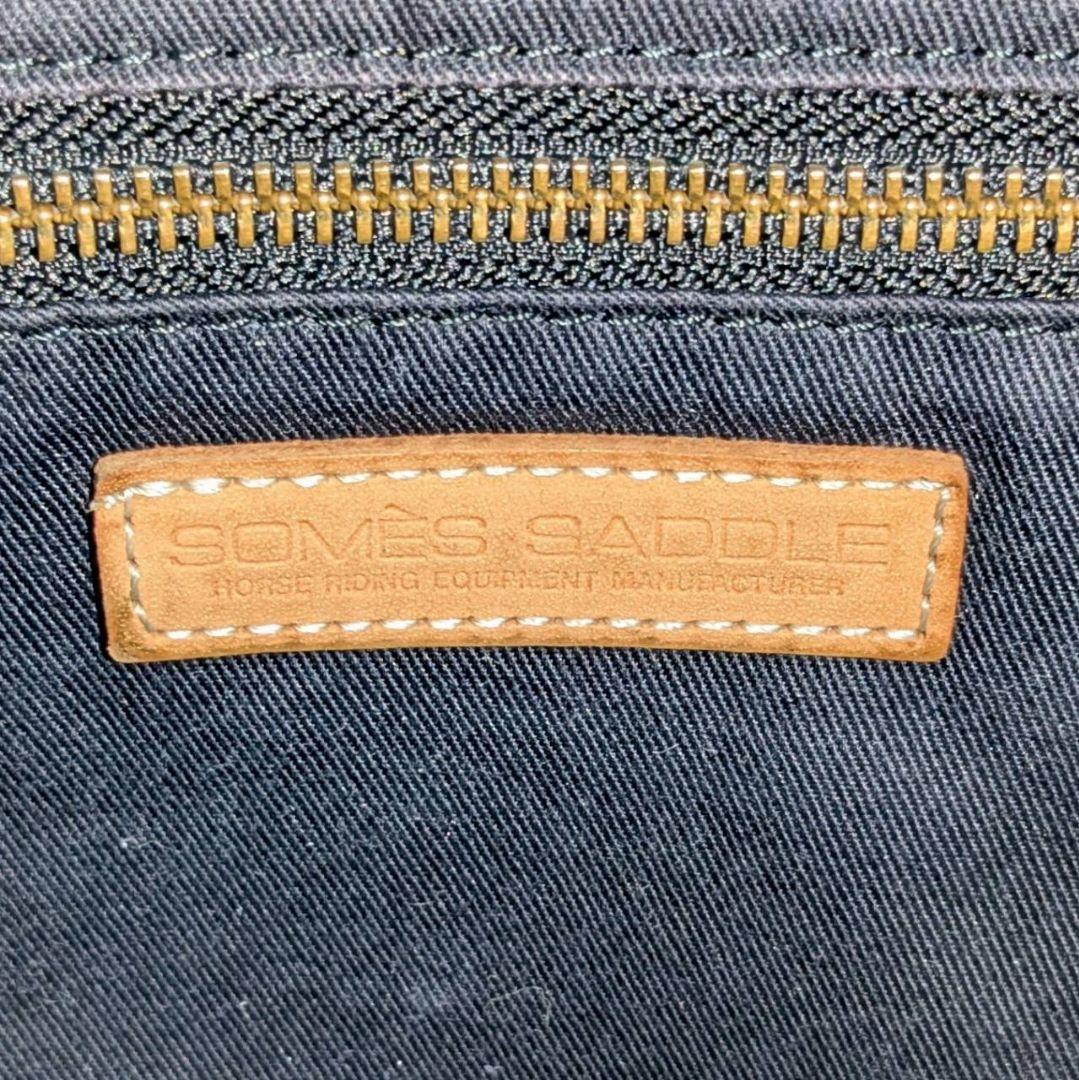 SOMES SADDLE ショルダーバッグ メッセンジャーバッグ 本革 ブラック