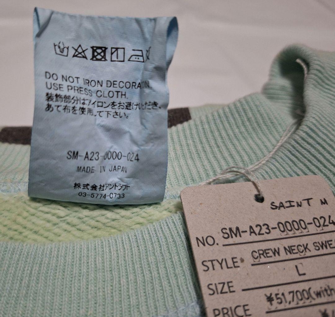 ★SAINT MICHAELセントマイケルJESUS CREWNECKスウェット