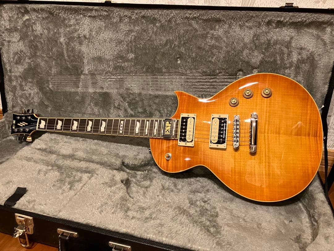 ギター ESP E-II EC FM/EMG Lemon Burst