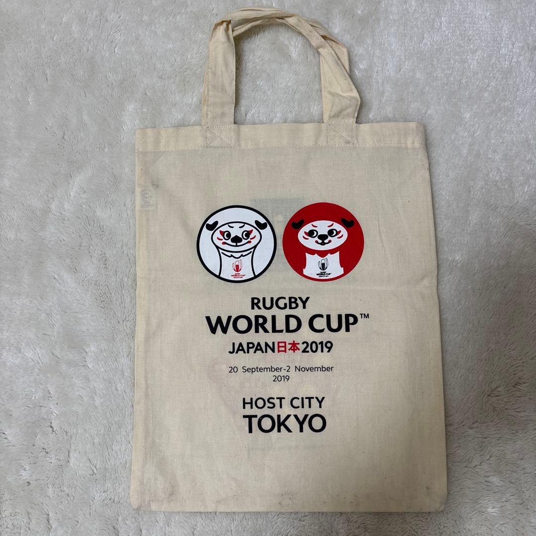 ラグビーワールドカップ2019 トートバッグ、シール、バッジ