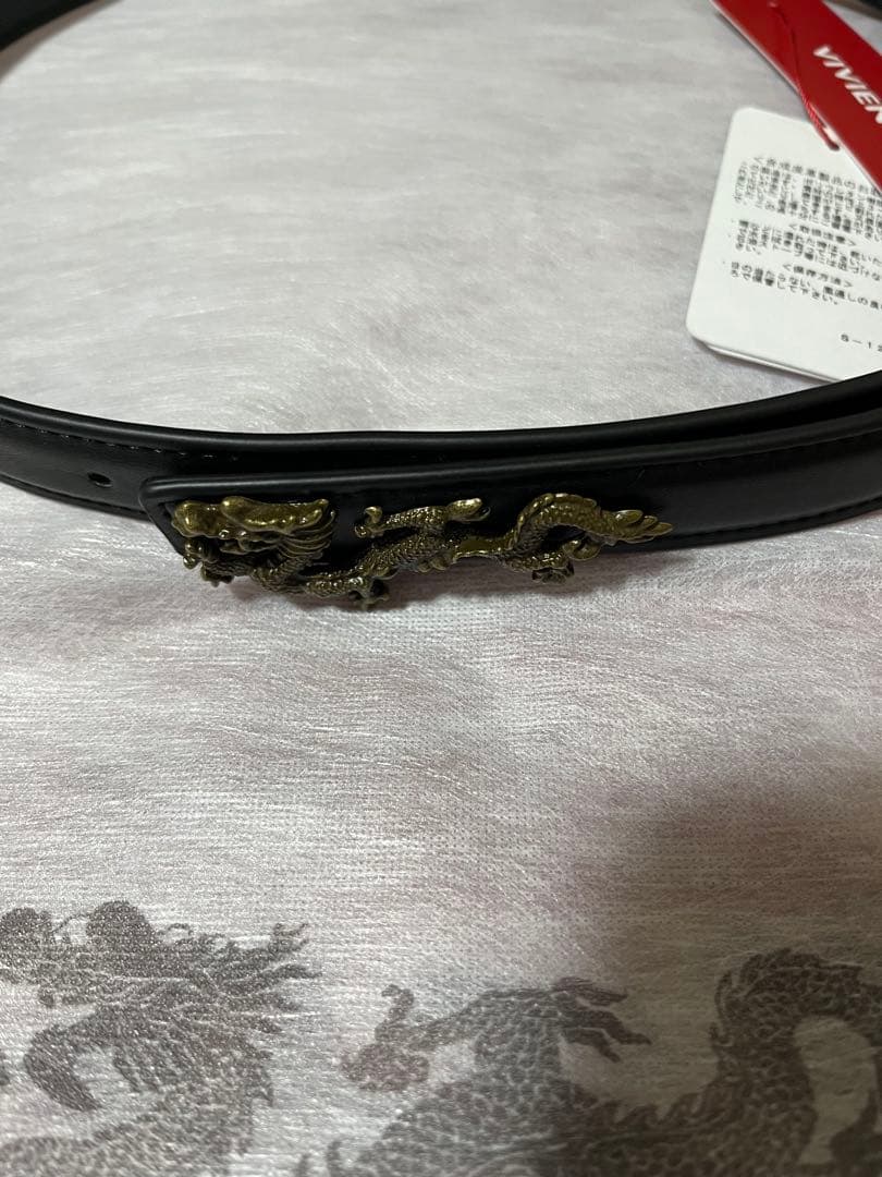 ヴィヴィアンタム　タグ付き新品ドラゴンベルト（黒）