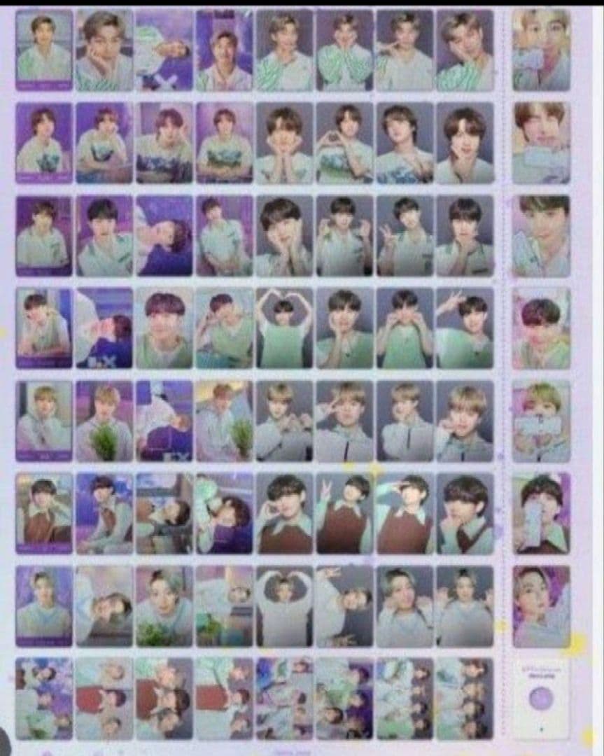 BTS　ミニフォト　フルコンプリート　バインダー付