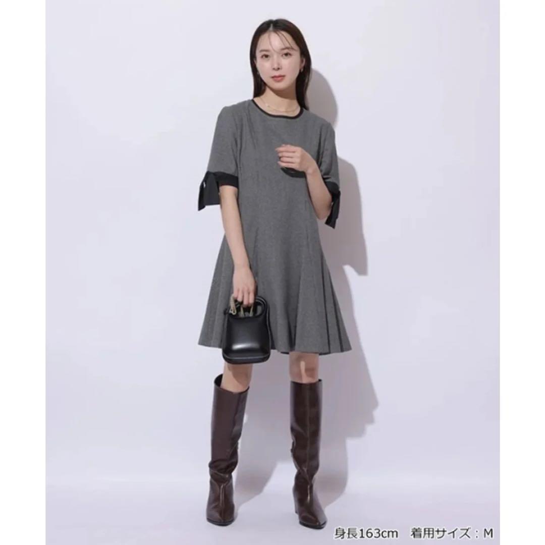 新品マイストラーダ　マチフレアミニワンピース （黒）