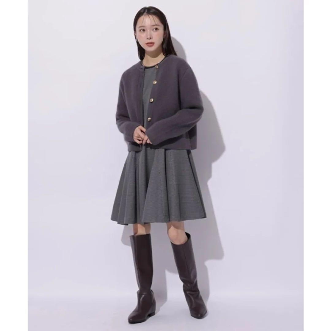 新品マイストラーダ　マチフレアミニワンピース （黒）