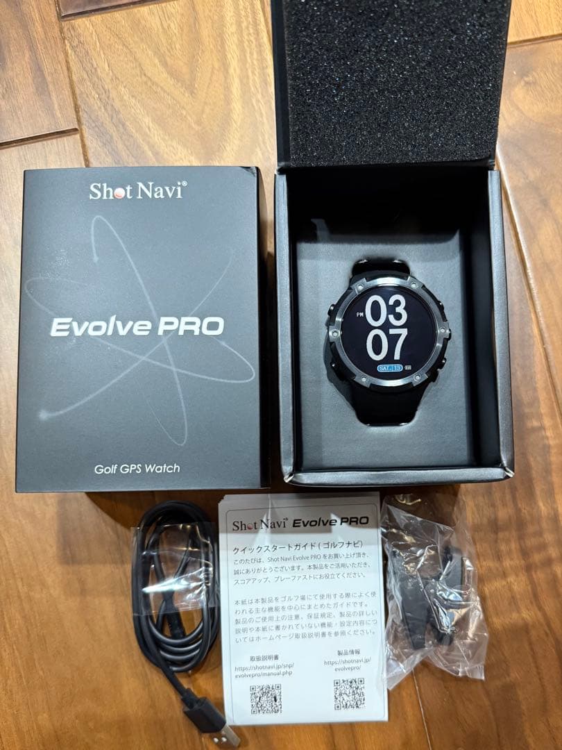 ShotNavi Evolve PRO ゴルフ GPSウォッチ