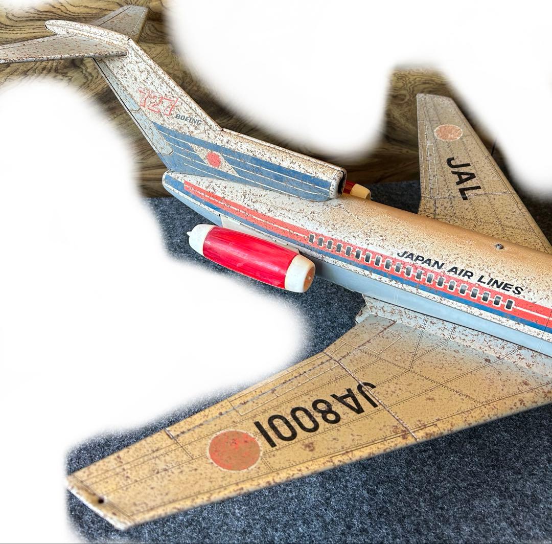 JAL ボーイング 727 JA8001 当時物　レトロ　昭和　ブリキ　ジャル