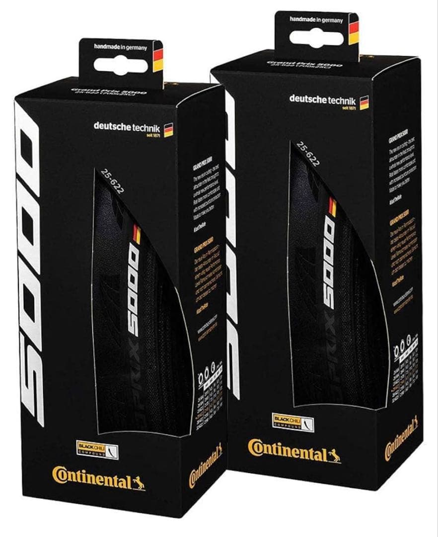 12457 コンチネンタルGP5000 700×28c 2本セット