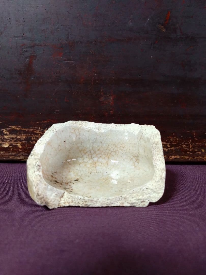 美濃 青織部 志野織部 黄瀬戸 筒向付 陶片