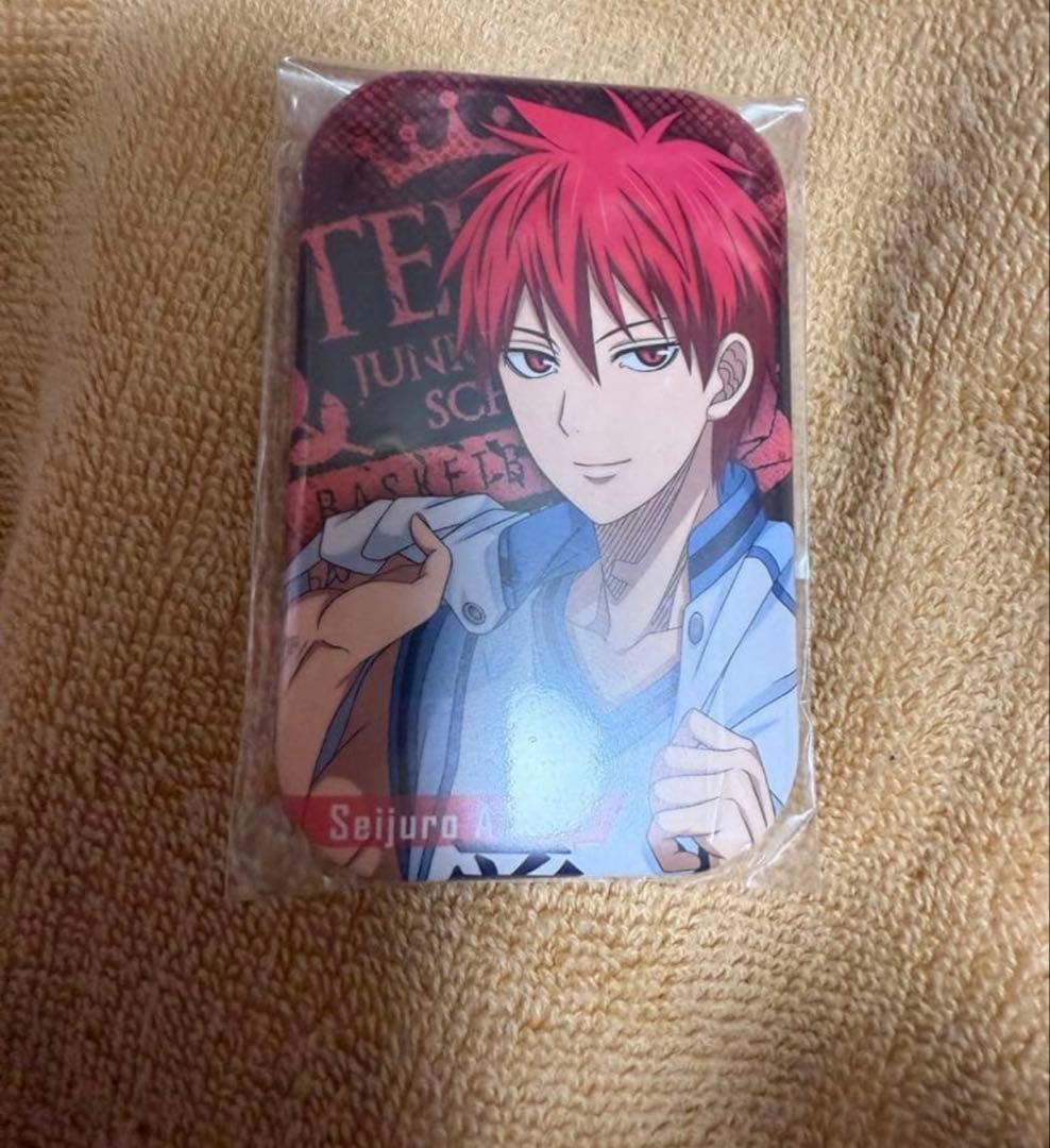 黒子のバスケ エンスカイ 帝光中 スクエア缶バッジ 赤司征十郎