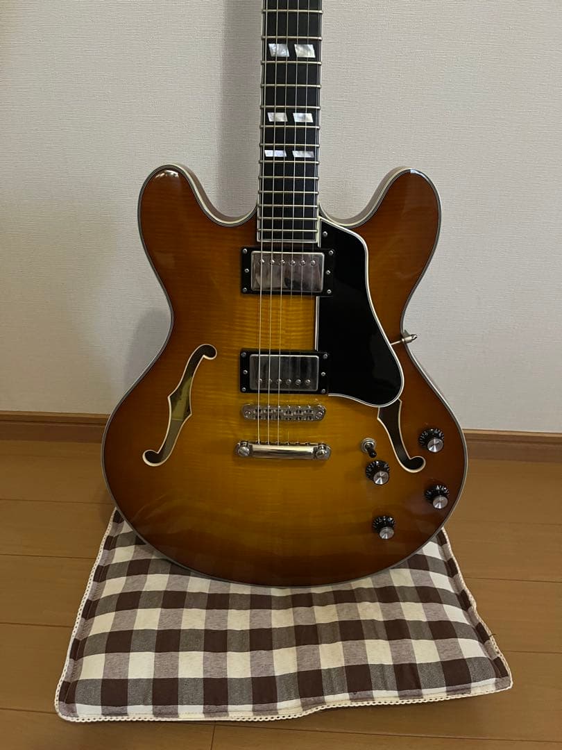 Eastman T486 Gold Burst セミアコ イーストマン