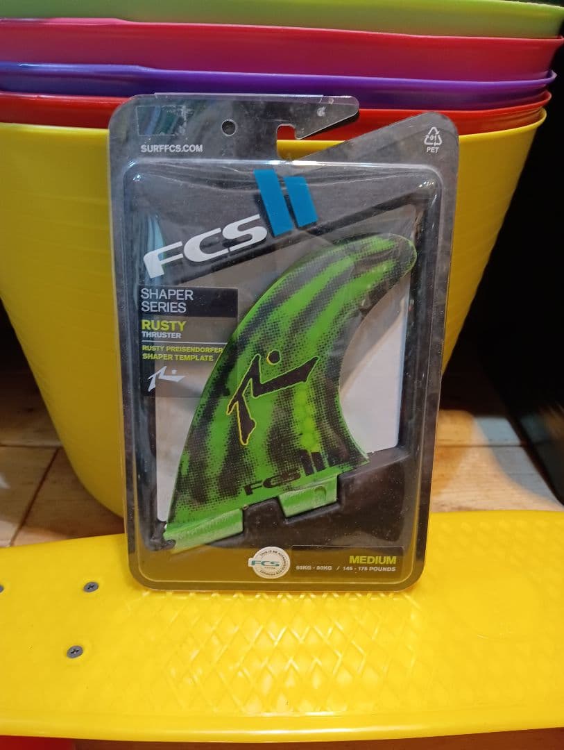 fcs2フィン シェイパーシリーズ　ラスティ Mサイズ RUSTY rusty