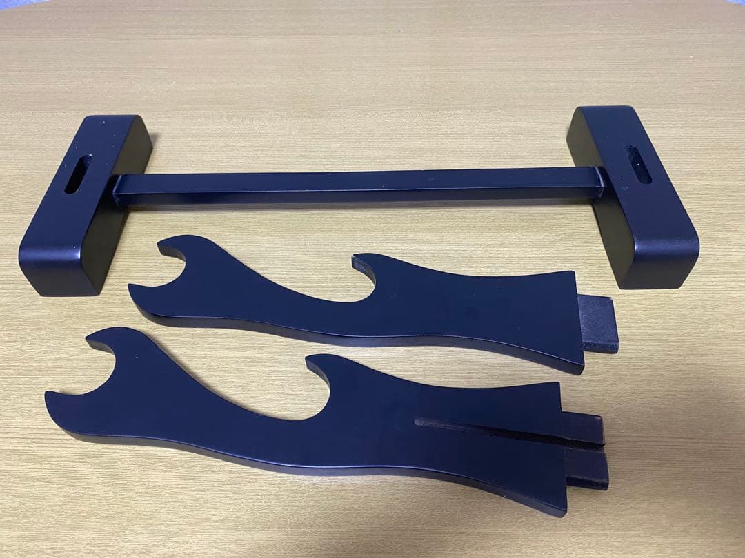 【値下げ】美術刀　赤石目セット　台座付き　模造刀