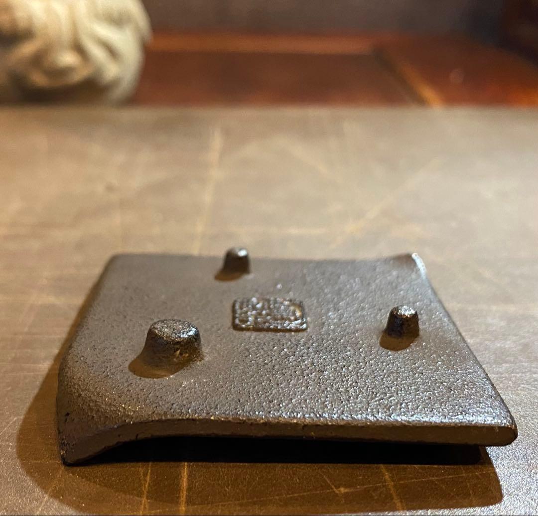 美品 お香たて・ハンドメイド陶器製台座　２点セット ヴィンテージ　レア