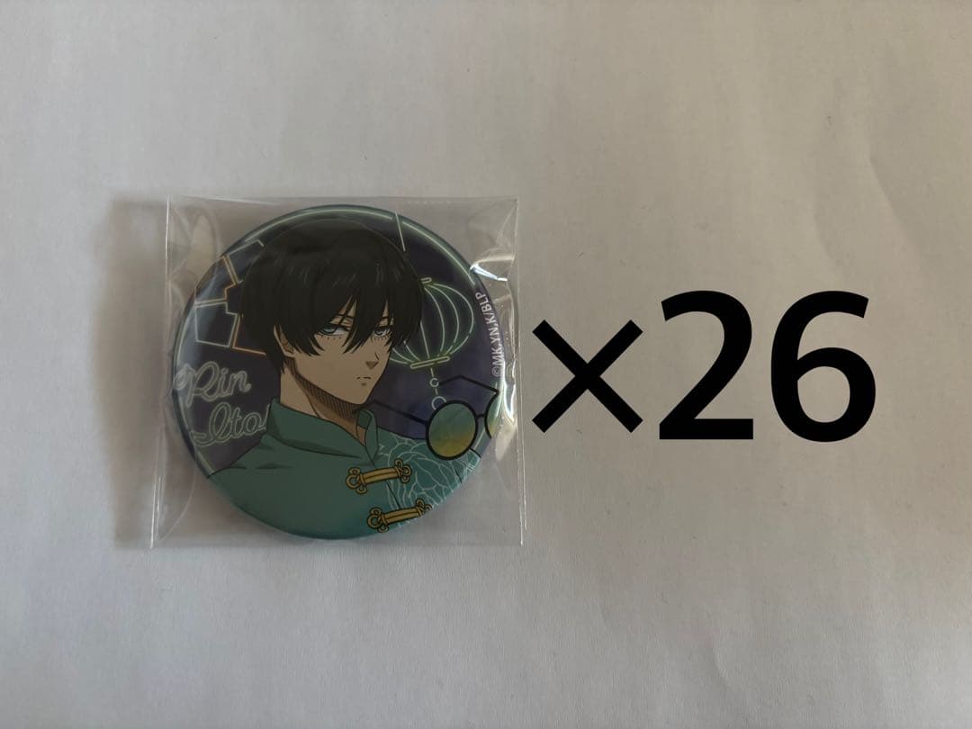 ブルーロック ネオンチャイナ 糸師凛 缶バッジ