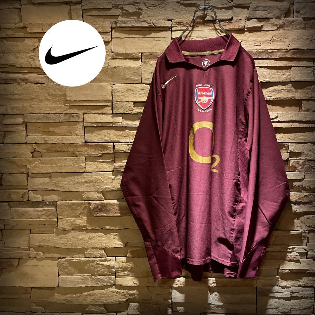 【期間限定】NIKE×アーセナル/05-06/長袖ユニフォーム/モロッコ製/M