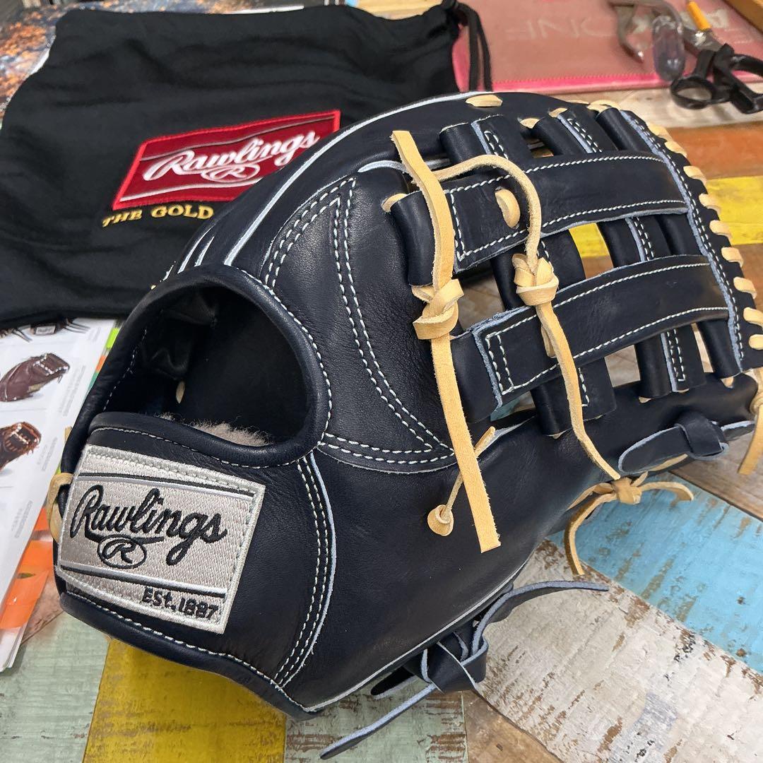 ローリングスHOHプレミアム硬式外野手グローブ　湯もみ型付けサービス