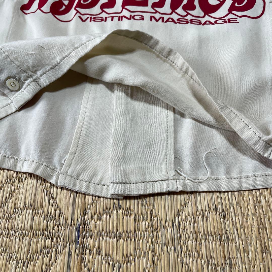 当時物 ヒステリックグラマー ボーリングシャツ 赤 レッド ロゴ 平成 90s