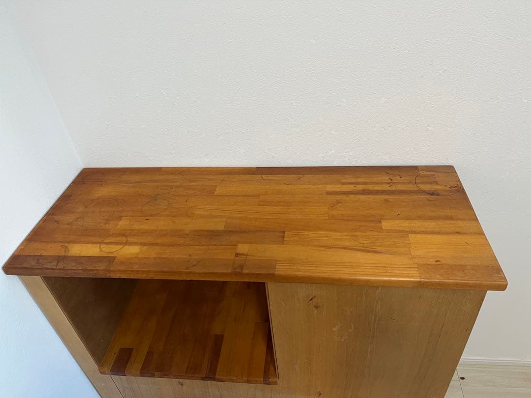 【無料】手作り木製棚／要ピックアップ／DIY・木材利用にも◎