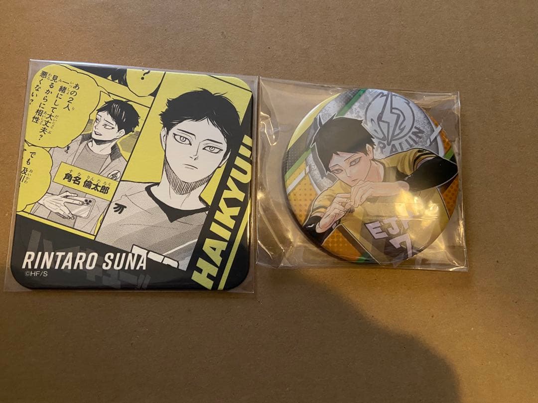 ハイキュー　角名　Vリーグ　缶バッジ
