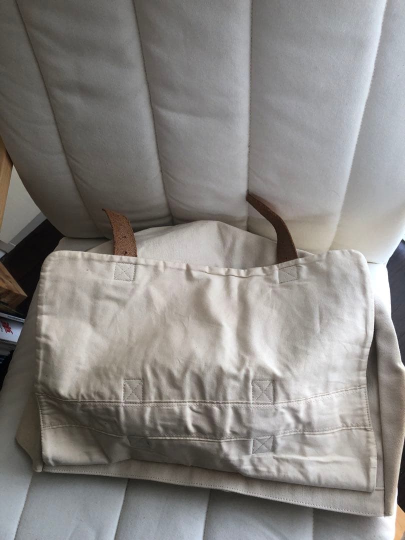 コムデギャルソン　キャンパス地バッグ　カバン　大きめbag 送料込み